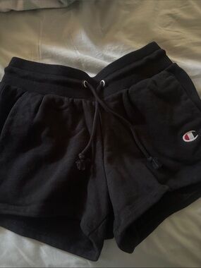 Champion Black Women's Athletic Drawstring Shorts